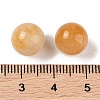 Natural Topaz Jade No Hole Sphere Beads G-K353-04A-17-3