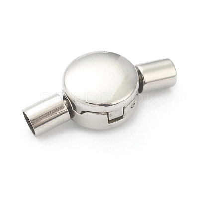 Non-Tarnish 304 Stainless Steel European Style Clasps STAS-B017-07P-1