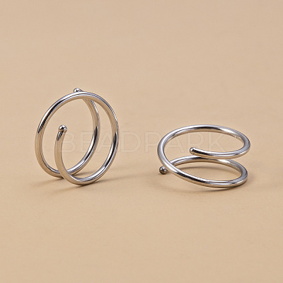 316L Surgical Stainless Steel Spiral Nose Rings WG1DE07-01-1
