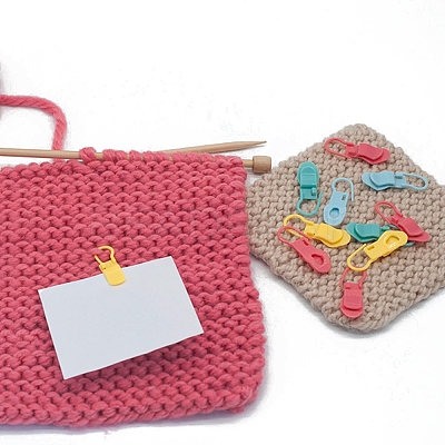 20Pcs 4 Colors Plastic Knittings Tool PW-WG943AA-01-1