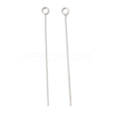 Non-Tarnish 304 Stainless Steel Eye Pin X-STAS-R045-45mm-1