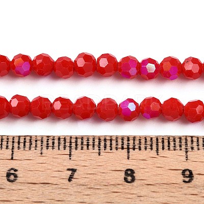 Opaque Glass Beads Strands LS-EGLA-A035-P4mm-L03-1