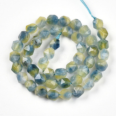 Dyed Natural White Jade Beads Strands G-T139-8mm-45W-1