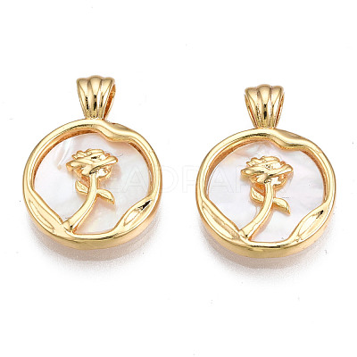 Brass Pendants KK-N233-163-1