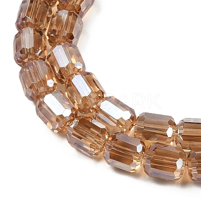 Electroplate Glass Beads Strands GLAA-G112-07A-1