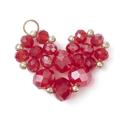 Glass Pendantns PALLOY-MZ01145-1