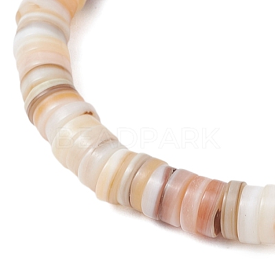 Sea Turtles and Starfish Natural Freshwater Shell Beads Bracelets BJEW-55.0-01-1
