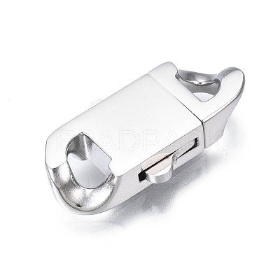 Non-Tarnish 304 Stainless Steel Box Clasps STAS-S080-03A-P-1