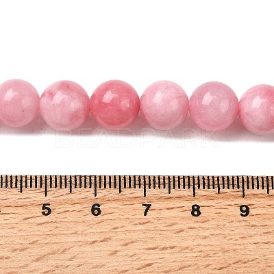Natural Dyed White Jade Beads Strands G-M402-C04-29-1
