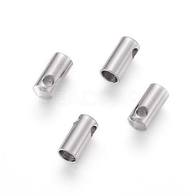 Tarnish Resistant 304 Stainless Steel Cord Ends LS-STAS-F232-01E-P-1