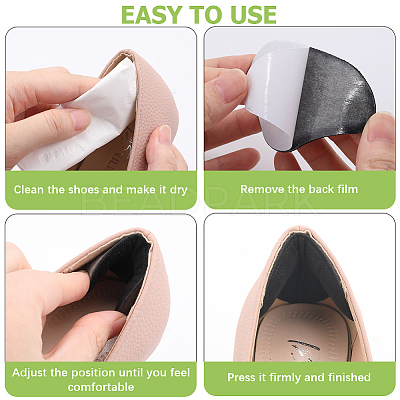 Cotton Anti-Wear Heel Grips FIND-WH0191-11B-1