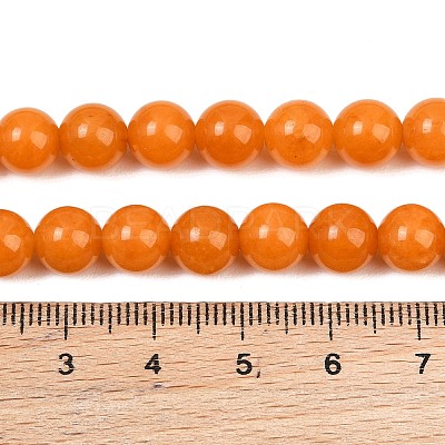 Dyed Natural White Jade Beads Strands GG-CBAD029-A08-8mm-1
