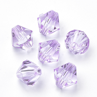 Transparent Acrylic Beads TACR-S146-4mm-18-1