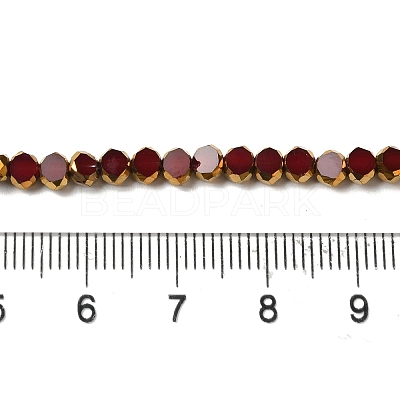 Electroplate Glass Beads Strands EGLA-P061-01A-02-1