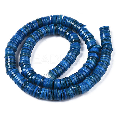 Natural Freshwater Shell Beads Strands X-BSHE-I016A-01C-1
