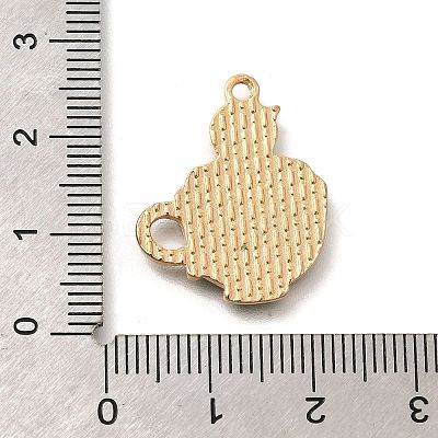 Christmas Theme Alloy Enamel Pendants ENAM-Q509-02KCG-16-1