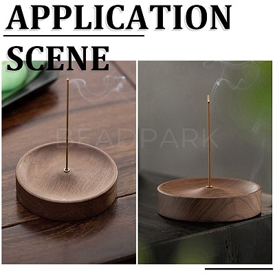 Black Walnut Incense Holder AJEW-CN0006-26-1