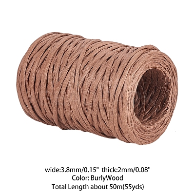 Paper Cords for DIY Jewelry Making OCOR-WH0032-52-1