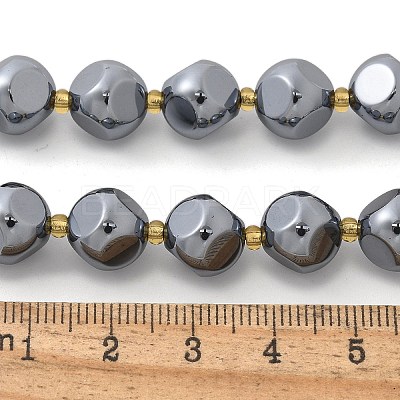 Terahertz Stone Round Beads Strands G-R002-01B-1