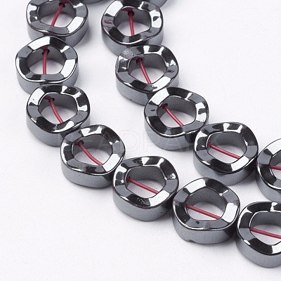 Non-magnetic Synthetic Hematite Beads Strands G-Q895-9-1