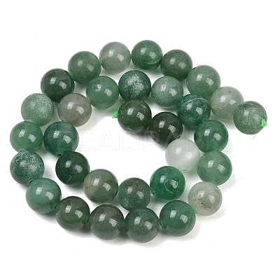 Natural Green Aventurine Beads Strands G-Q462-12mm-20-1
