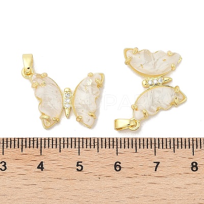 Rack Plating Brass Pendants KK-U011-01G-A-1