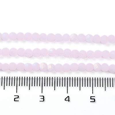 Imitation Jade Glass Beads Strands X-EGLA-A034-J3mm-MB02-1