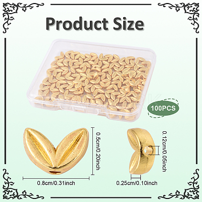 100Pcs Alloy Beads FIND-YW0008-18A-1
