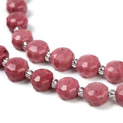 Natural Rhodonite Beads Strands G-B153-B10-1