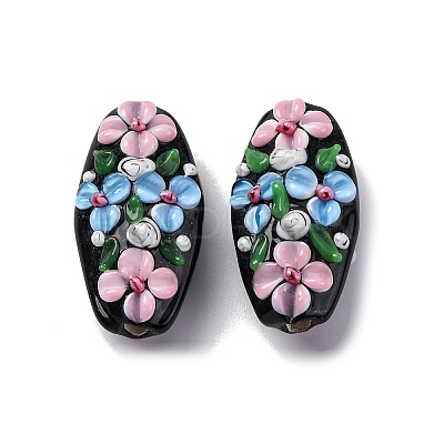Handmade Lampwork Beads LAMP-K042-02C-1