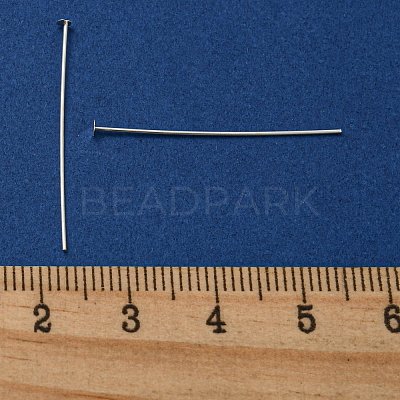 925 Sterling Silver Flat Head Pins STER-F018-01B-1