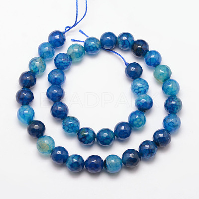 Natural Agate Bead Strands X-G-K166-07F-10mm-03-1