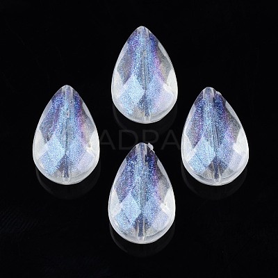 Transparent Acrylic Beads X-OACR-N008-102-1