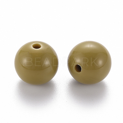 Opaque Acrylic Beads MACR-S370-C16mm-29-1