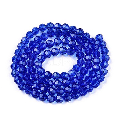 Transparent Glass Beads EGLA-A035-T10mm-D21-1