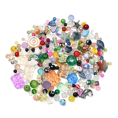 Mixed Styles Glass Beads GL-XCP0001-01-1