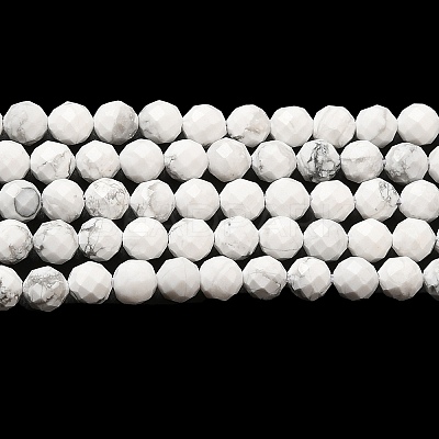 Natural Howlite Beads Strands G-E608-A01-C-1