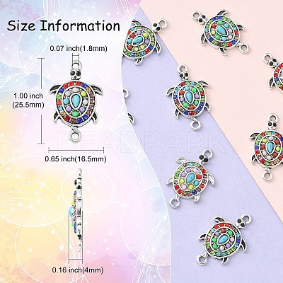 10Pcs Alloy Connector Charms PALLOY-CJ0002-39-1