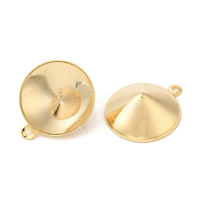Ion Plating(IP) 304 Stainless Steel Pendant Pointed Back Rhinestone Settings STAS-U025-05E-G-1