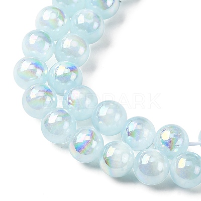 Plating Natural Selenite Beads Strands G-G120-A01-02-03-1