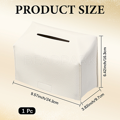 PU Leather Tissue Boxes AJEW-WH20064-35C-1