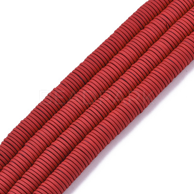 Spray Painted Non-magnetic Synthetic Hematite Beads Strands G-R0468-03D-07-1