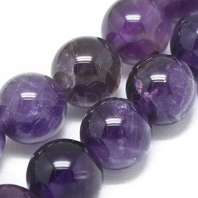 Natural Amethyst Beads Strands G-G791-11-A02-1