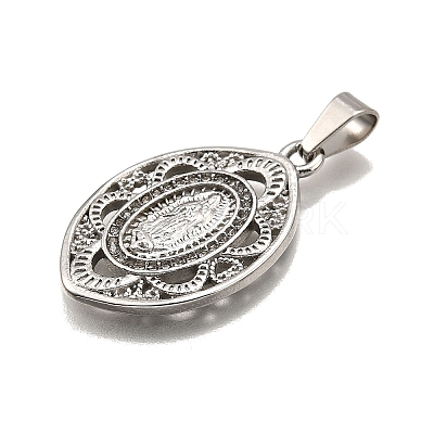 304 Stainless Steel Pendants STAS-B086-09D-P-1