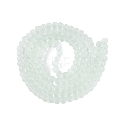 Baking Paint Transparent Glass Bead Strands X-GLAA-S031-6mm-29-1