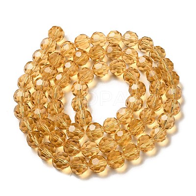 Transparent Glass Beads X-EGLA-A035-T10mm-D17-1