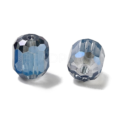 Electroplate Column Glass Beads EGLA-A043-02-FR02-1