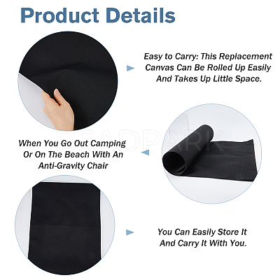 2Pcs Oxford Canvas Chair OCOR-HS0001-14D-1