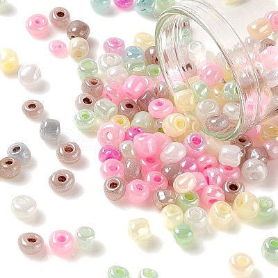 6/0 Glass Seed Beads SEED-R006-4mm-1