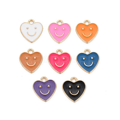 Alloy Enamel Charms ENAM-T016-12-RS-1
